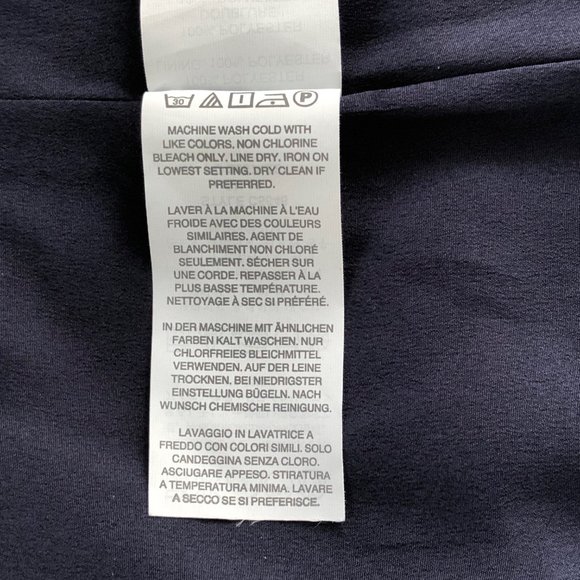 J Crew Navy Pleated Polka Dot Skirt Size 2 - Picture 11 of 11